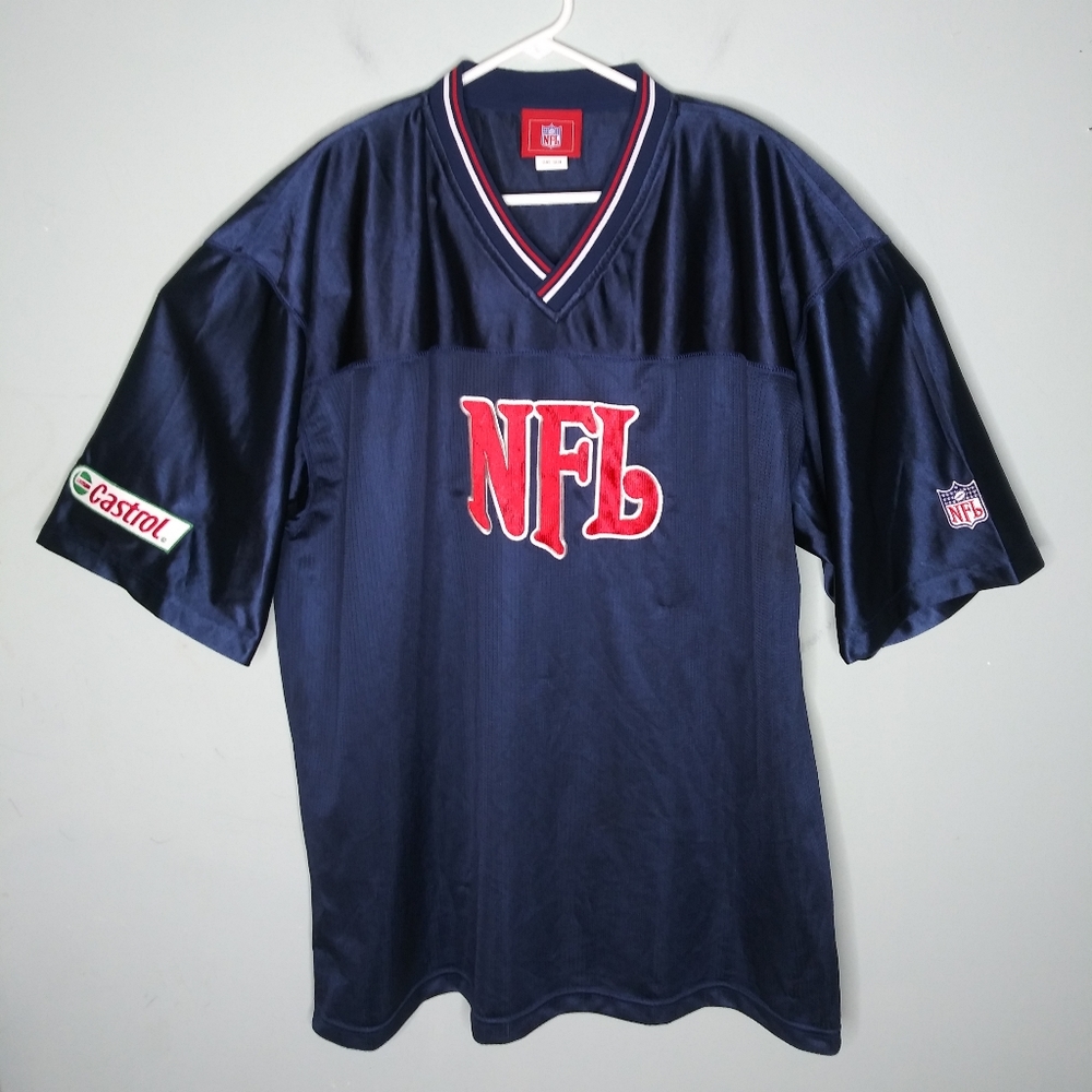 2003 NFL Castrol Embroidered Football Jersey